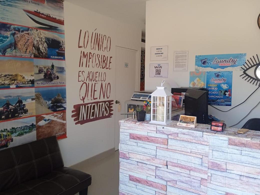 Hostal Brisa Marina Paracas Kültér fotó